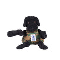 HuggleCause™, Warrior Canine Connection, Black Lab Luke Knottie® Plüsch-Hundespielzeug, Groß