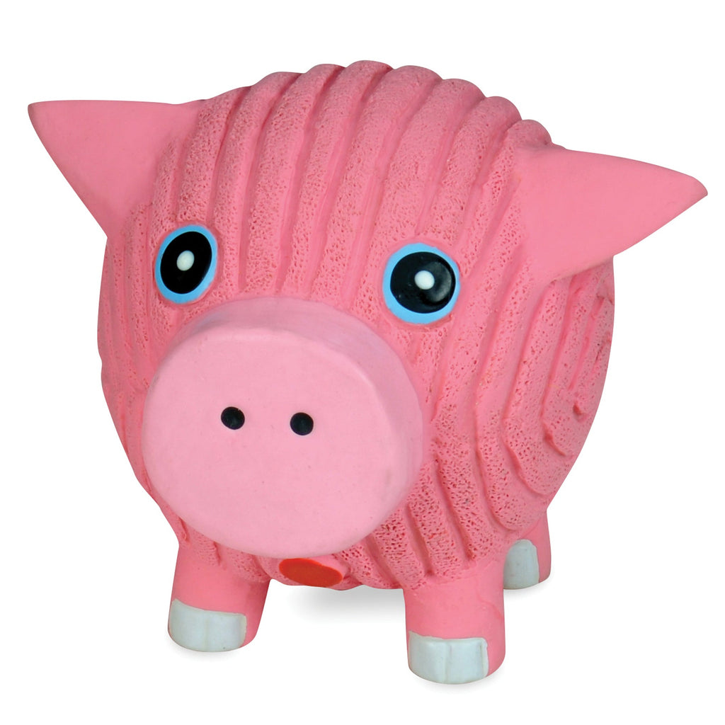 Hamlet Schwein Ruff-Tex® Latex Ball Hundespielzeug, Groß