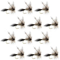 Adams Irresistible Classic Trockenfliege – 1 Dutzend Fliegen Hakengröße 10