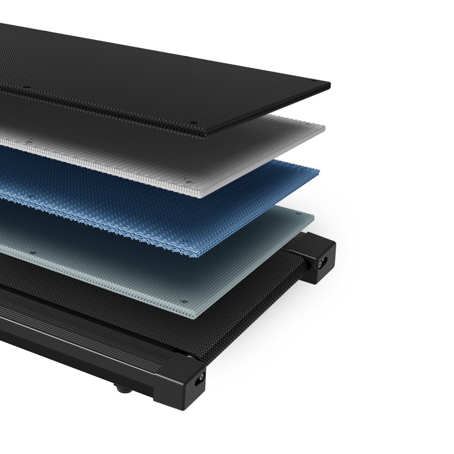 DeerRun Völlig Neues 2026 A1 Pro Move+ Intelligentes klappbares Laufband mit 6 % Steigung & NFC | 159 kg, 16 km/h, Schwarz