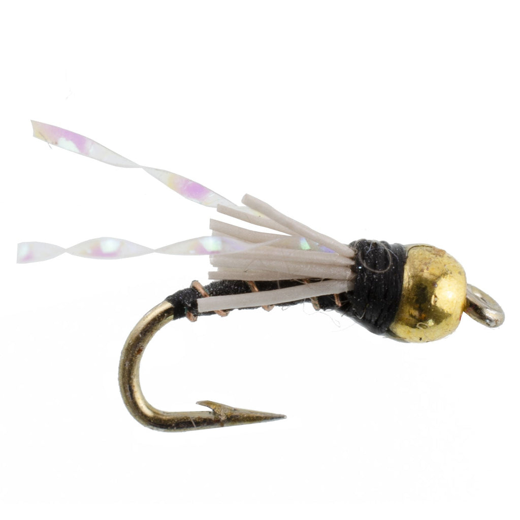 3 Pack Beadhead Black 3 Dollar Dip Serendipity Nymph - Size 16