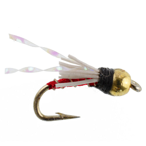 3er-Pack Beadhead Red 3 Dollar Dip Serendipity Nymphe – Hakengröße 16