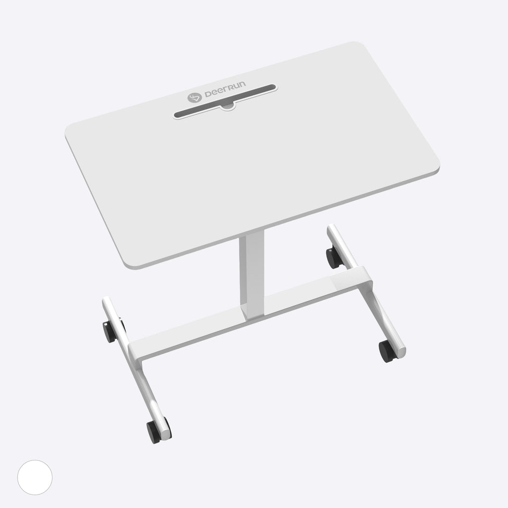 DeerRun® Verstellbarer Stehschreibtisch – 80 cm L * 48 cm B großer Roll-Laptop-Tisch für Laufbänder