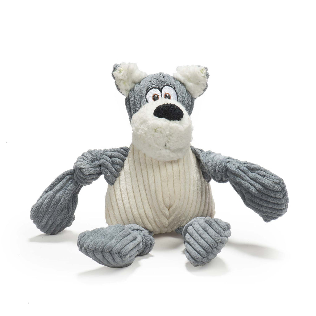 Roscoe HuggleMutt™ Knottie® Plüsch Hundespielzeug, Klein