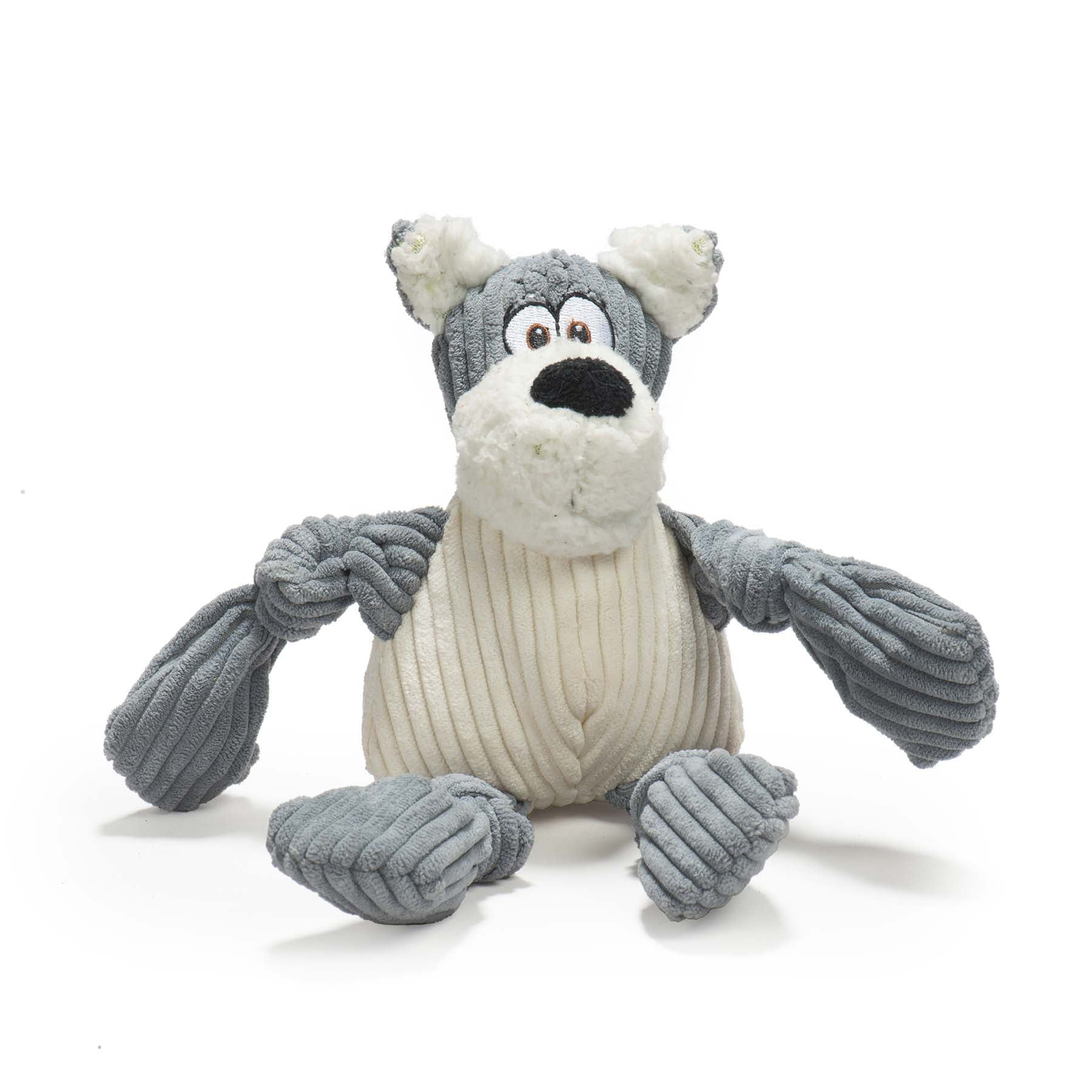 Roscoe HuggleMutt™ Knottie® Plüsch Hundespielzeug, Klein