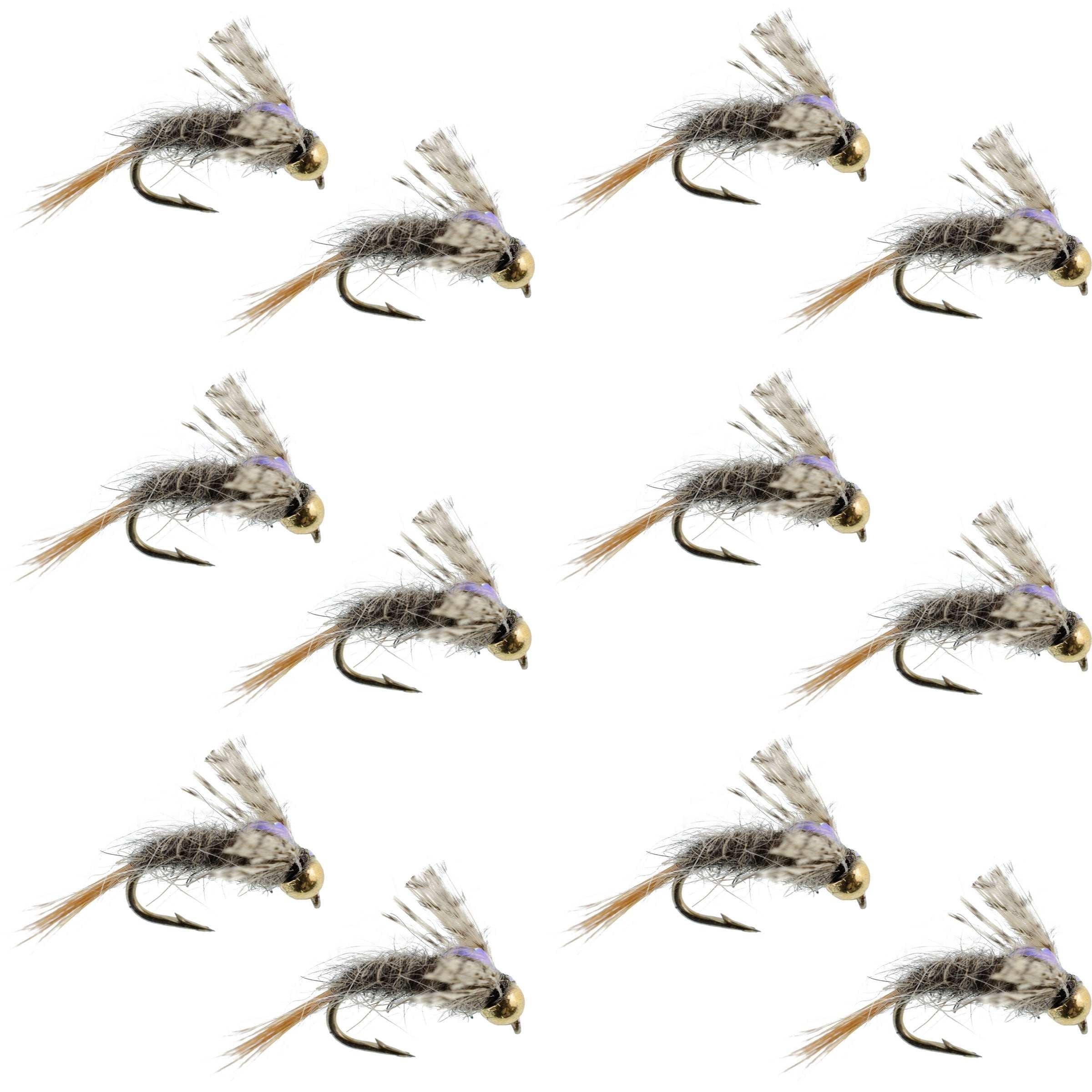 Barrs Baetis Emerger BWO Nassfliegen – 1 Dutzend Fliegen Hakengröße 16