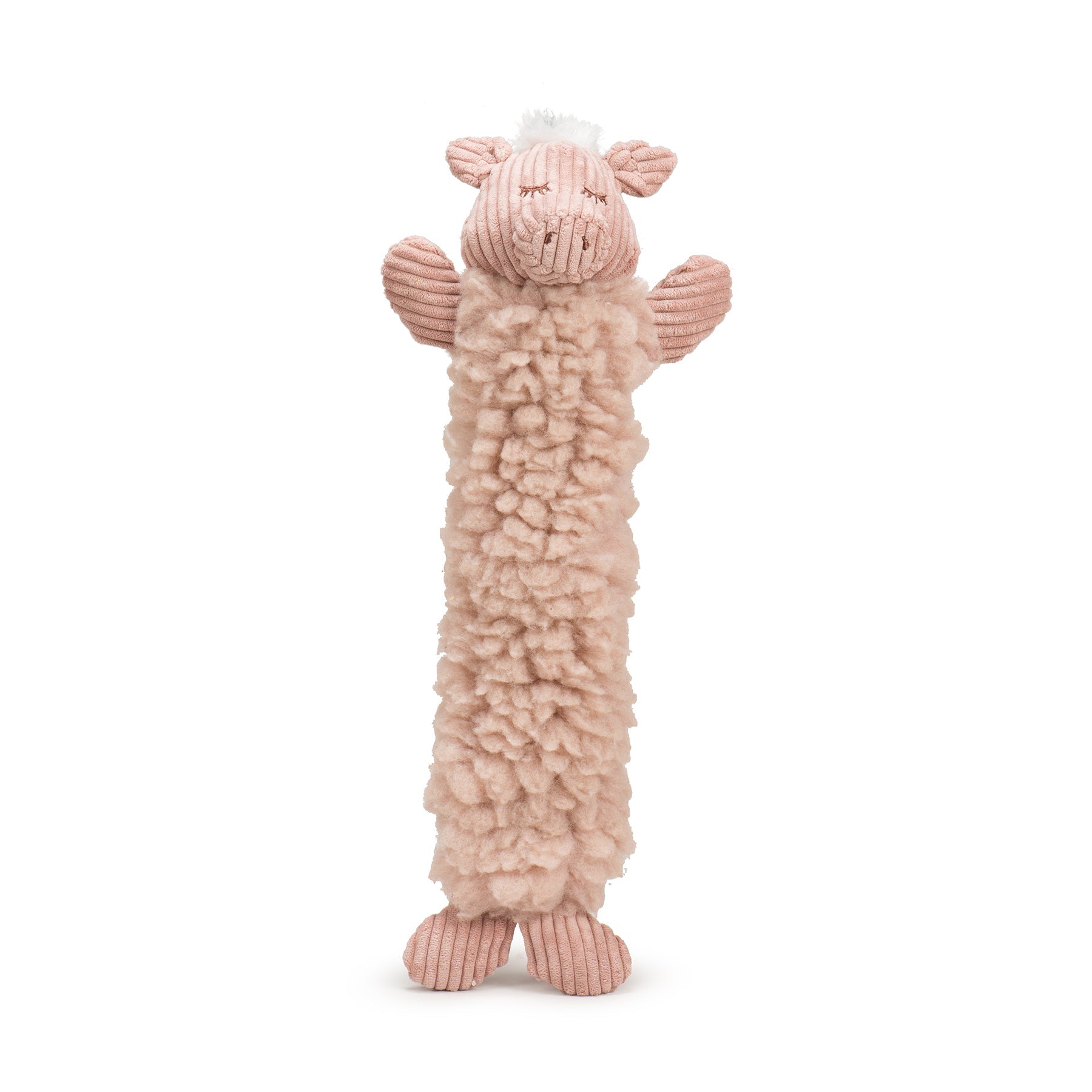 Penelope Pig Fluffer Lang & Hübsch™ Robustes Plüschspielzeug für Hunde