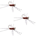 3er-Pack Pat's Rubber Legs Tungsten Jigged Brown Euro Nymph Größe 6