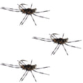 3 Pack Pat's Rubber Legs Tungsten Jigged Black/Coffee Euro Nymph Size 6