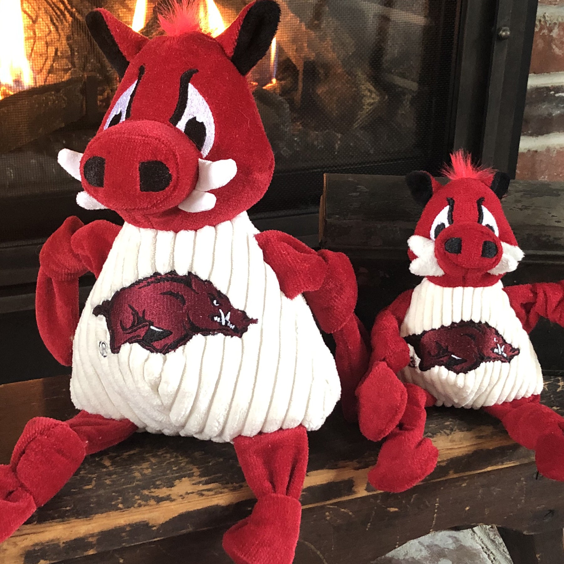 NCAA University of Arkansas, Tusk the Razorback Knottie® Plüsch-Hundespielzeug