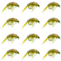 Olive Beaded Shrimp Scud Muster – 1 Dutzend Größe 16 – Tailwater See Fliegenfischen Nymphe