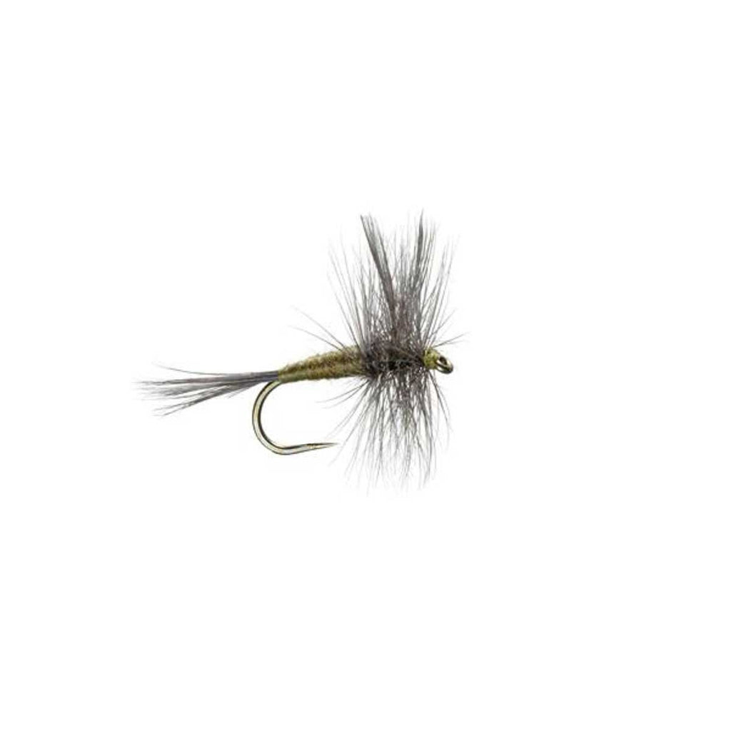 Barbless Blue Winged Olive BWO Trout Dry Fly Fishing Flies - 6 Flies Size 20