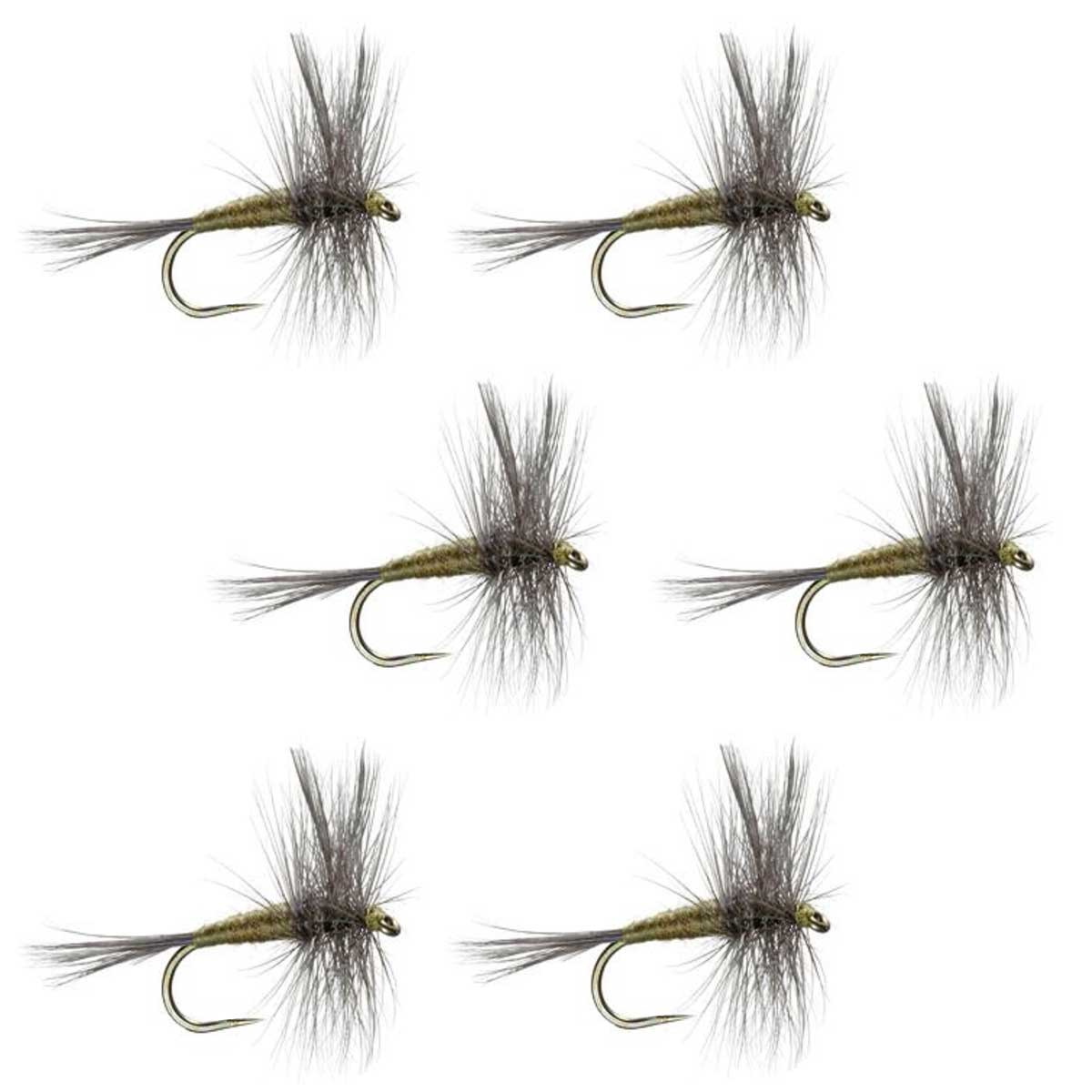 Barbless Blue Winged Olive BWO Trout Dry Fly Fishing Flies - Flies Size 16
