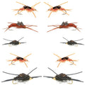 Basics Collection - Kaufmanns Stonefly Assortment - 10 Flies Sizes 4-12