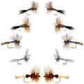 Basics Collection - Wulff Fly Assortment - 10 Flies - 5 Patterns - Sizes 10-14