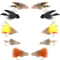 Basics Collection – Muddler Minnow Streamer – 10 Fliegen – Größe 4 und 6