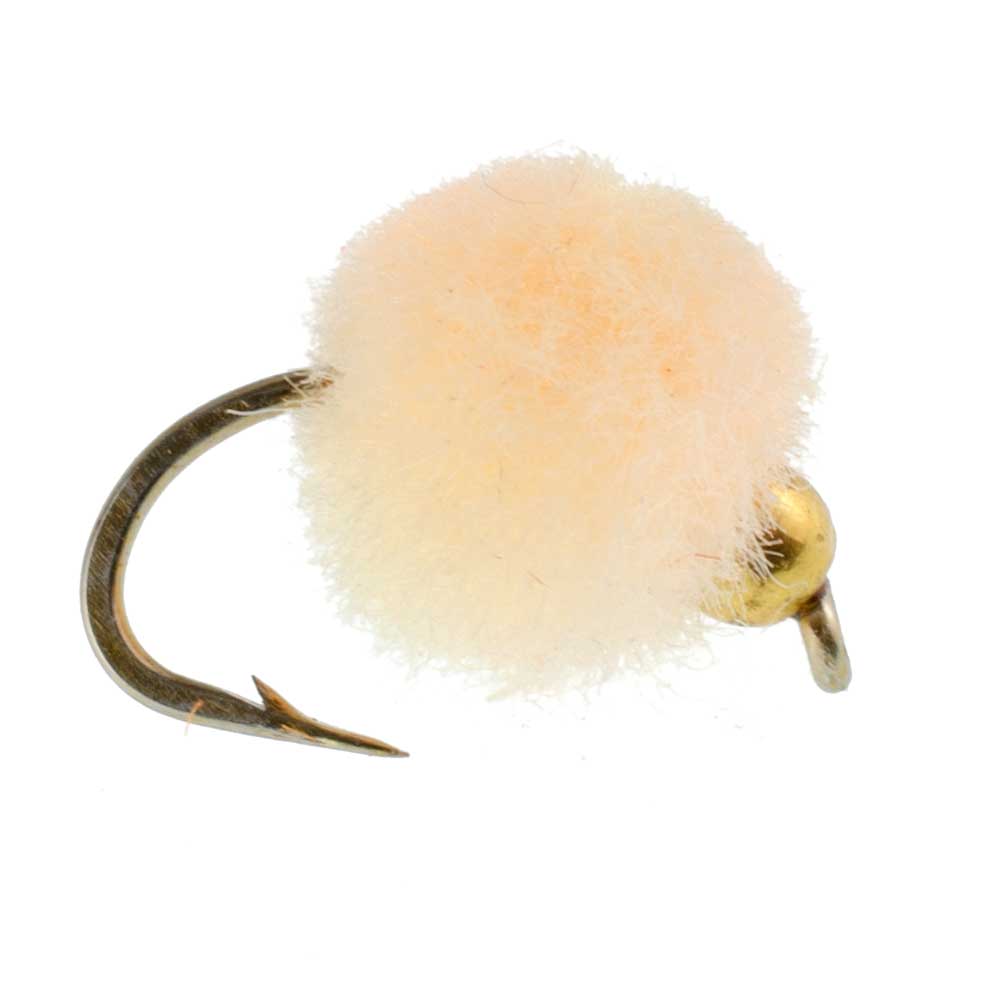 Oregon Cheese Bead Head Egg Fliegen zum Angeln – 1 Dutzend Fliegen Hakengröße 16