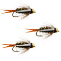 3er-Pack Bead Head Prince Nymph Fliegen – Hakengröße 12