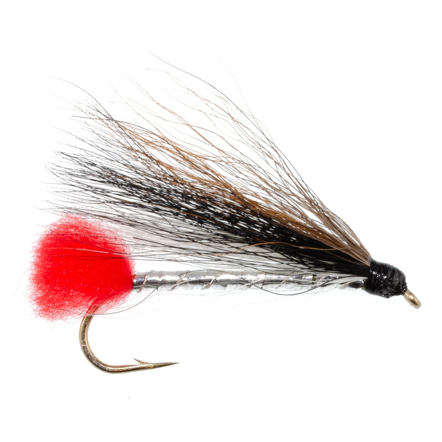 Black Nose Dace Classic Streamer Fliegen - 4er-Set - Hakengröße 4