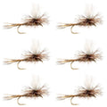 Adams Parachute Classic Dry Fly - 6 Flies Hook Size 16