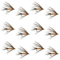 Carey Special Soft Hackle Grouse und Orange Nassfliege - 12 Fliegen Hakengröße 10