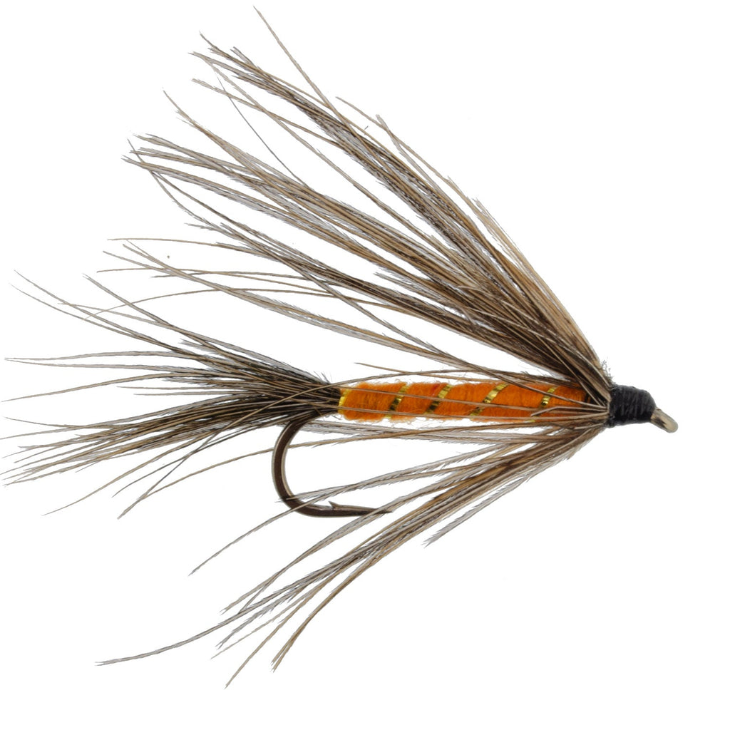 Carey Special Soft Hackle Grouse und Orange Nassfliege - 12 Fliegen Hakengröße 10