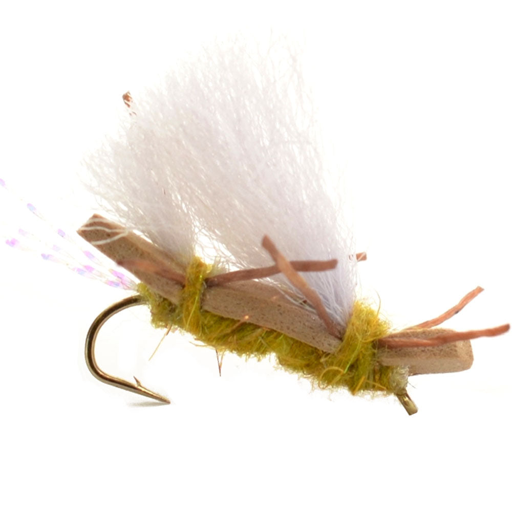Chubby Chernobyl Ant Golden Foam Body Heuschreckenfliege – 6 Fliegen Hakengröße 10