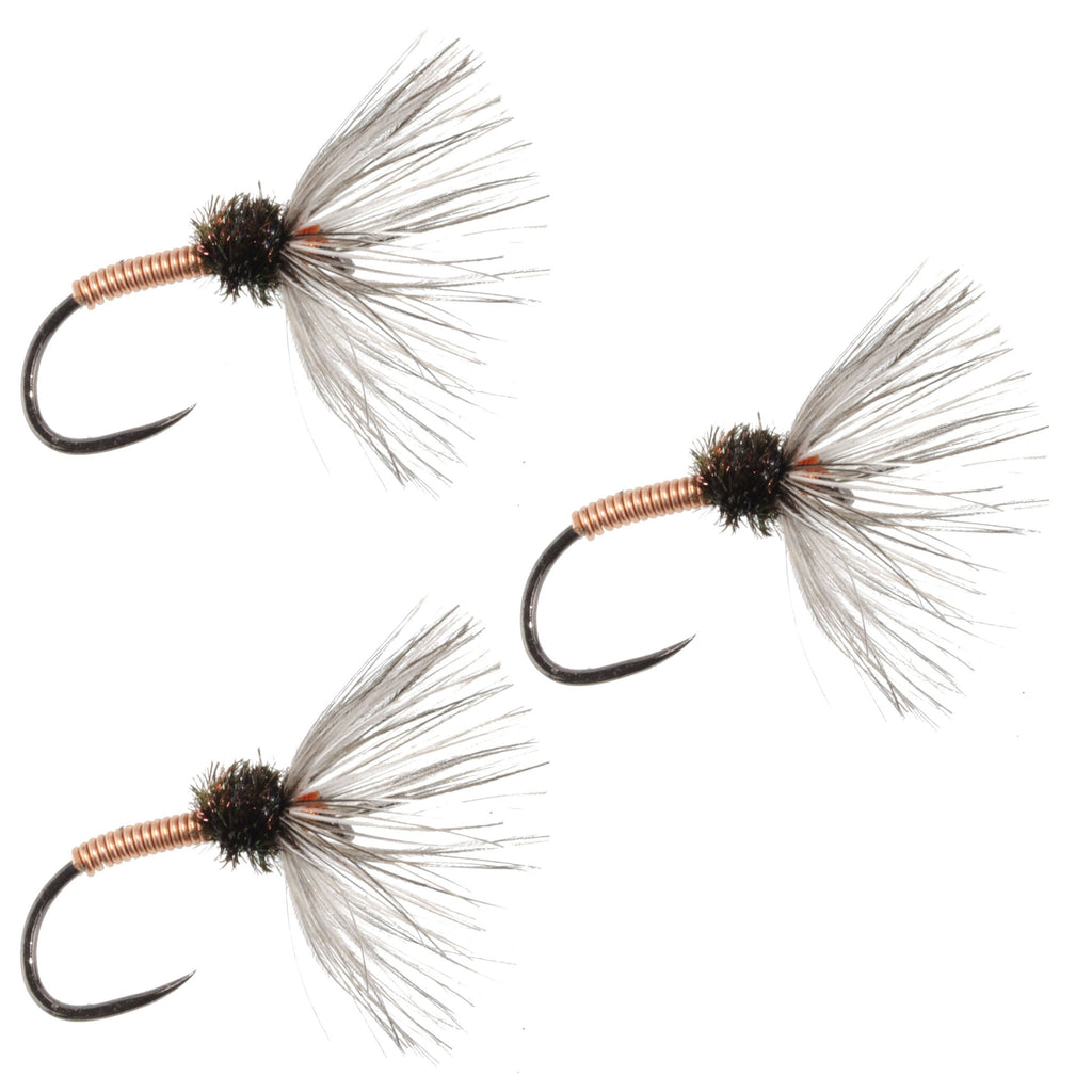 3er-Pack Kupfer Sakasa Kebari - Tenkara Fliegen - Größe 14