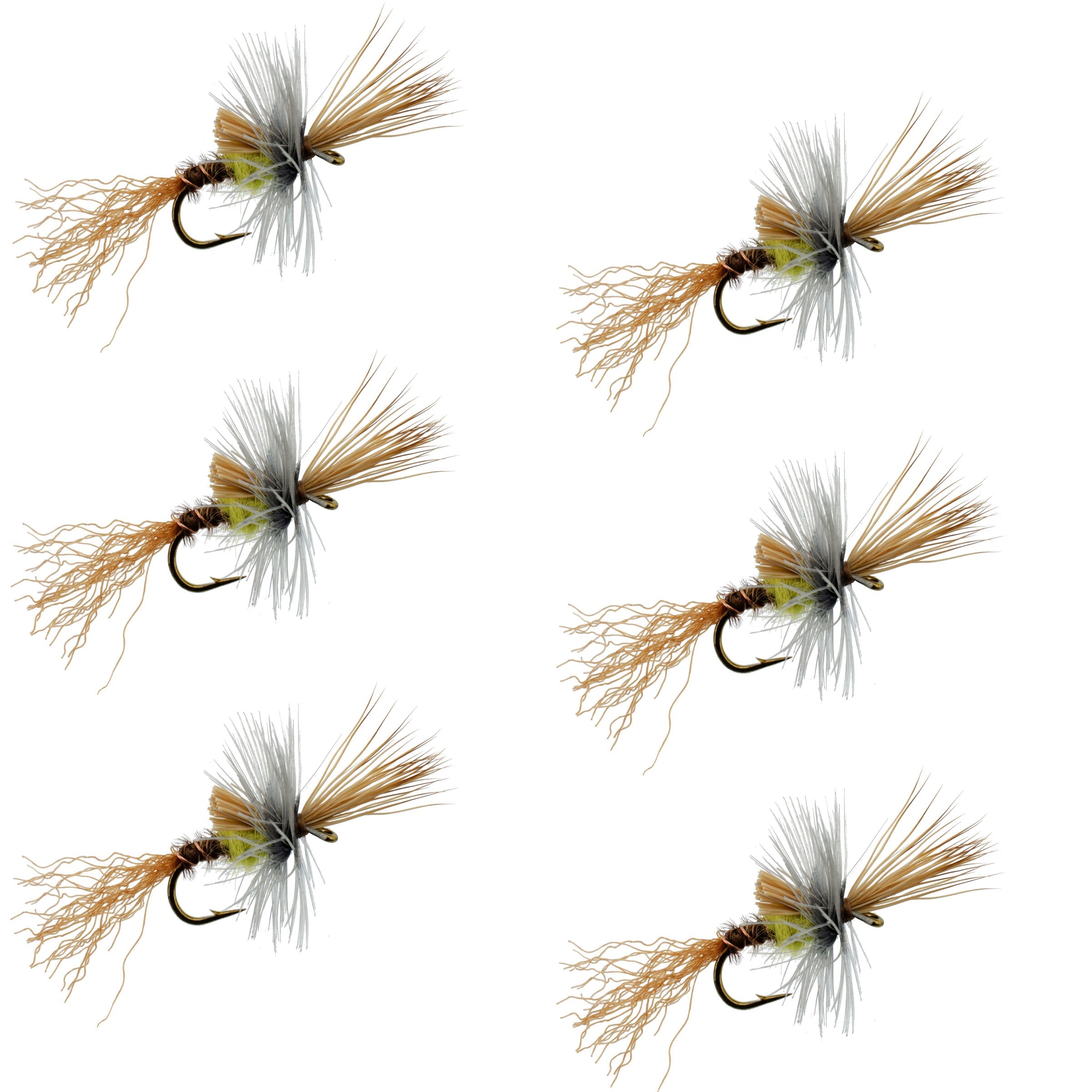 Pale Morning Dun PMD Cripple Mayfly 6 Fliegen Hakengröße 18
