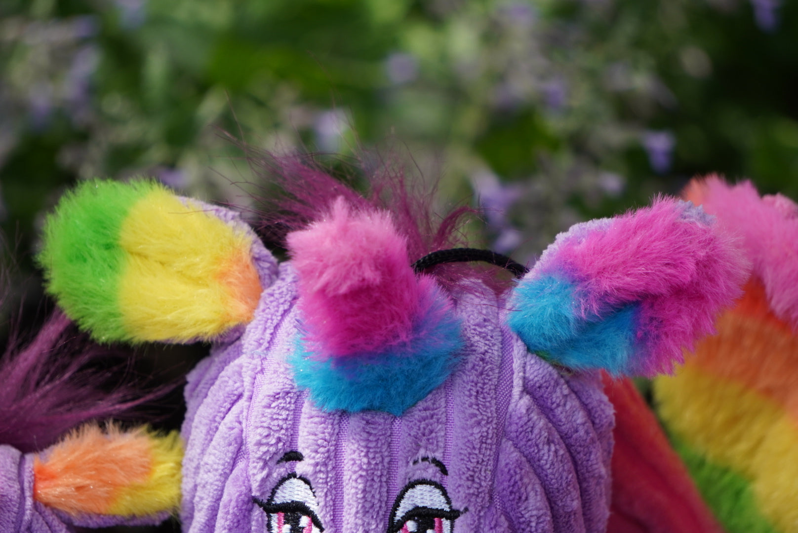 Regenbogen-Einhorn Knottie® Plüsch-Hundespielzeug