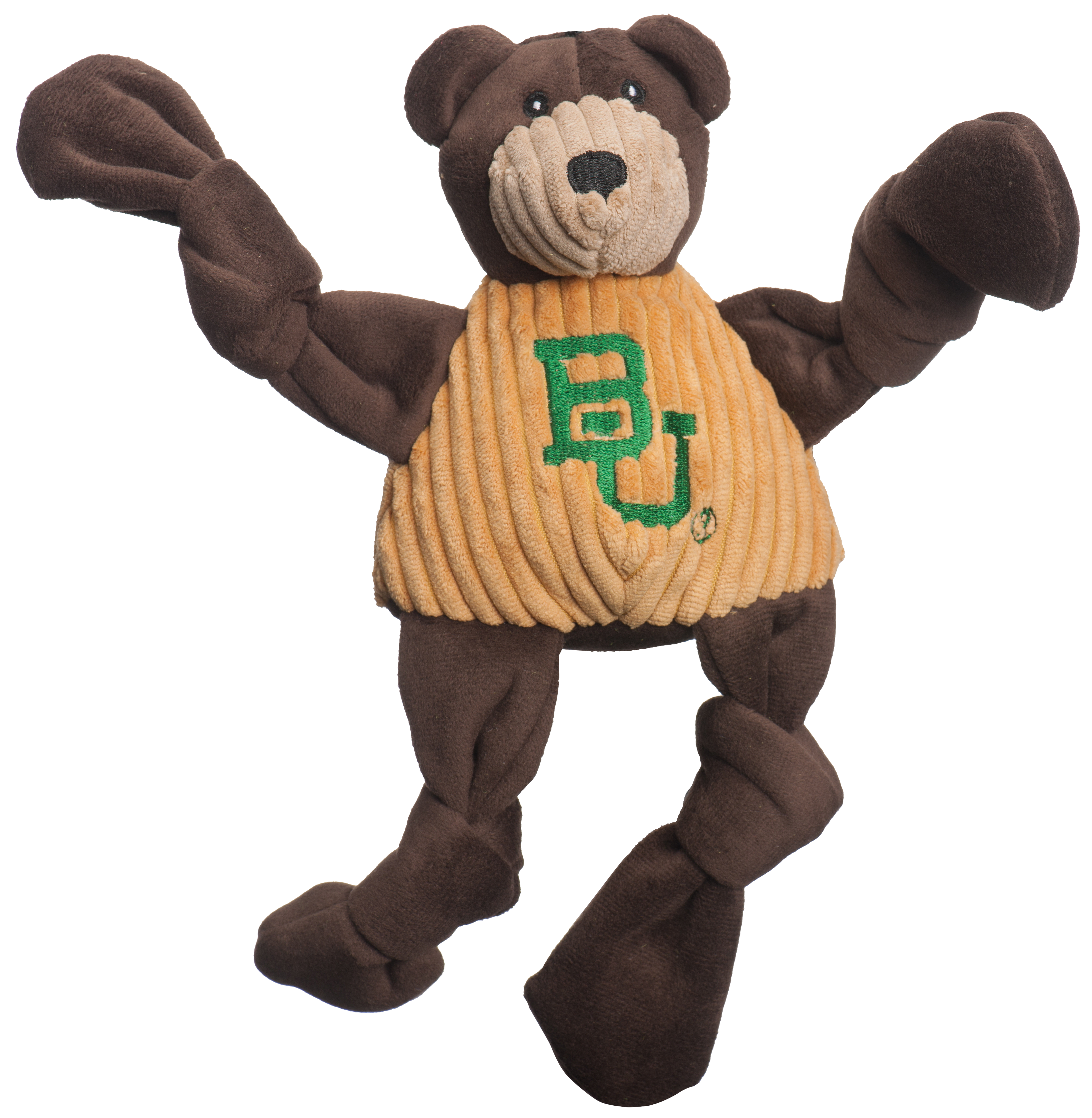 NCAA Baylor University, Bruiser the Bear Knottie® Plüsch-Hundespielzeug