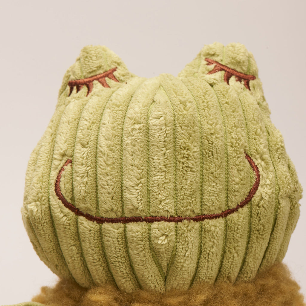 Fiona Frog HuggleFleece® FlufferKnottie™ Plush Dog Toy