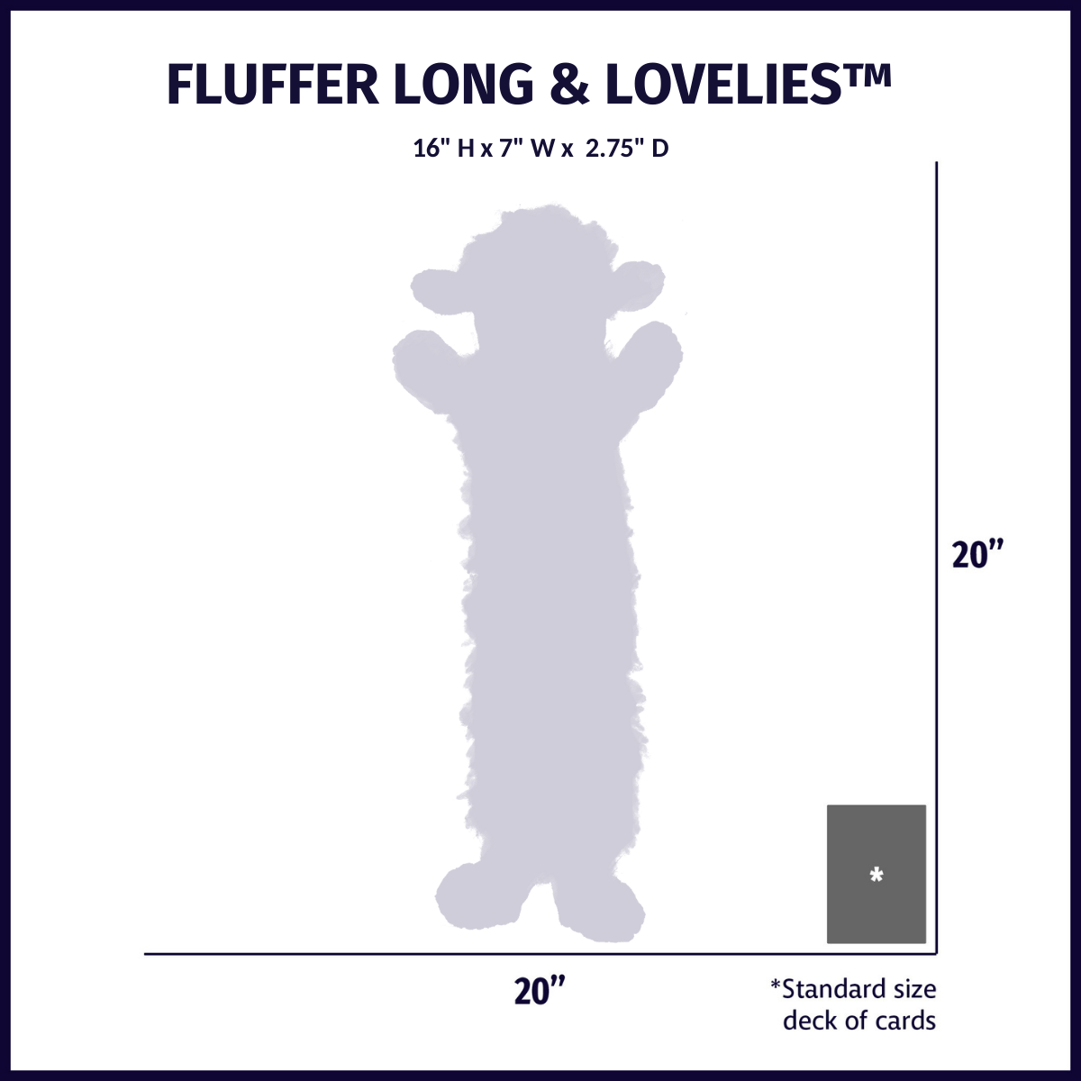 Penelope Pig Fluffer Lang & Hübsch™ Robustes Plüschspielzeug für Hunde