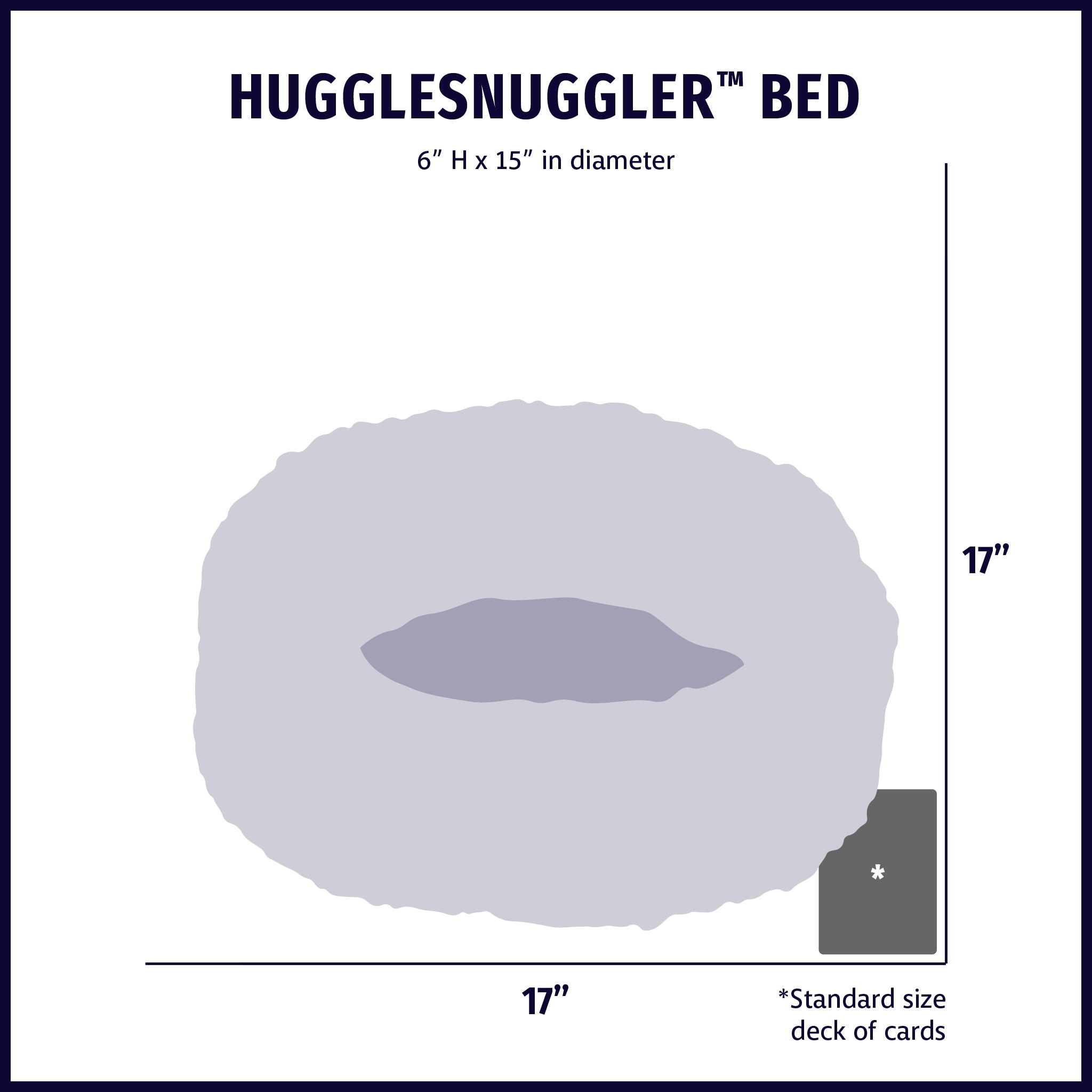 HuggleFleece® HuggleSnuggler™ Katzen- & Hundebetten
