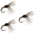 3er-Pack Hasenohr-Sakasa-Kebari – Tenkara-Fliegen – Größe 12