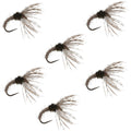 Hasenohr Sakasa Kebari - 6 Tenkara Fliegen - Größe 10