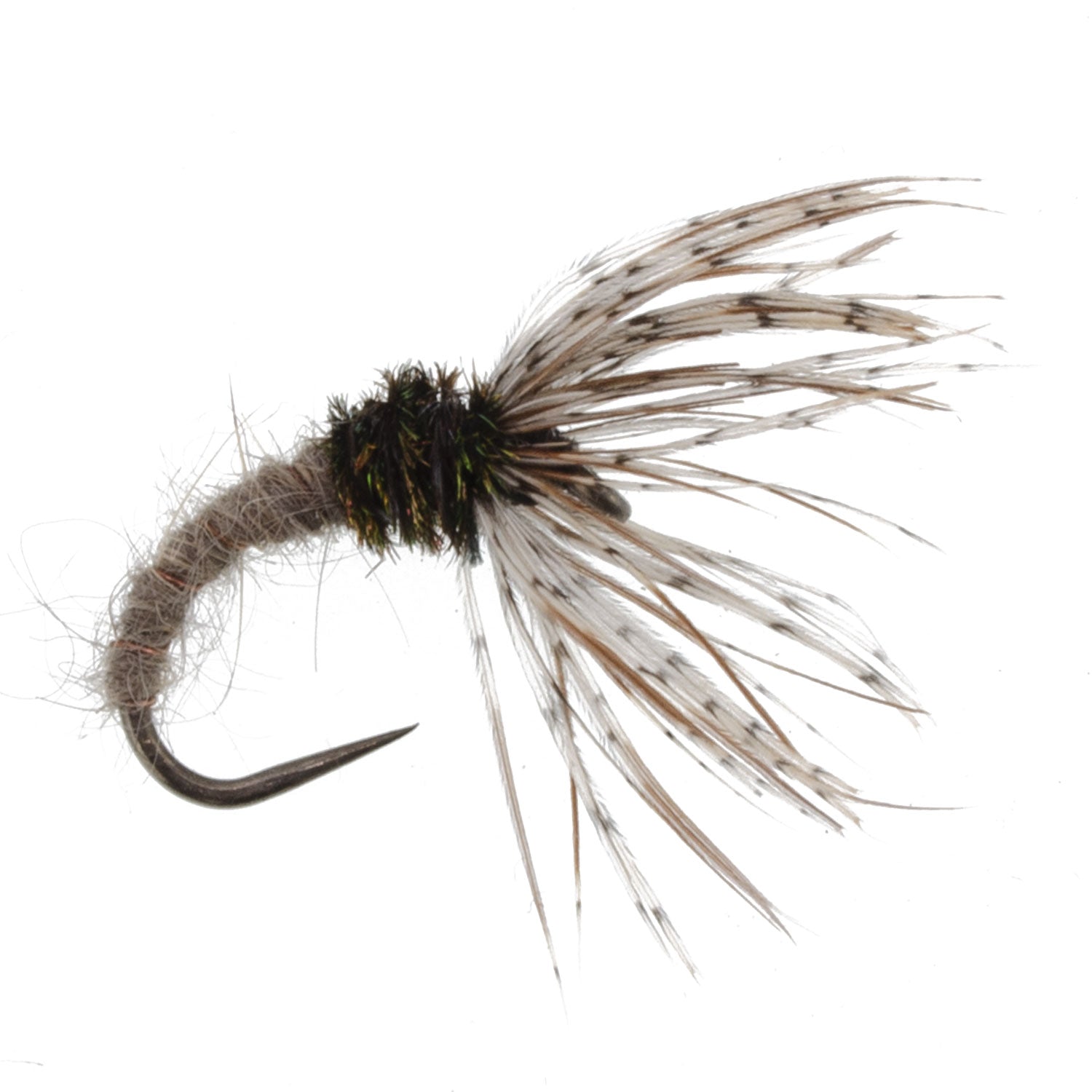 Hasenohr Sakasa Kebari – 6 Tenkara-Fliegen – Größe 14