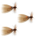 3er-Pack Hornberg Special Streamer oder Trockenfliege – Hakengröße 6