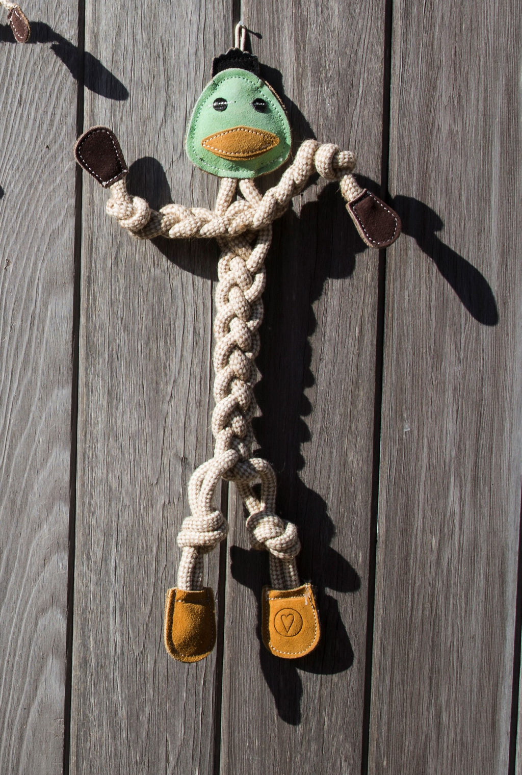 Dilly Duck Naturseil Knottie® Hundespielzeug, groß (9 mm Durchmesser)
