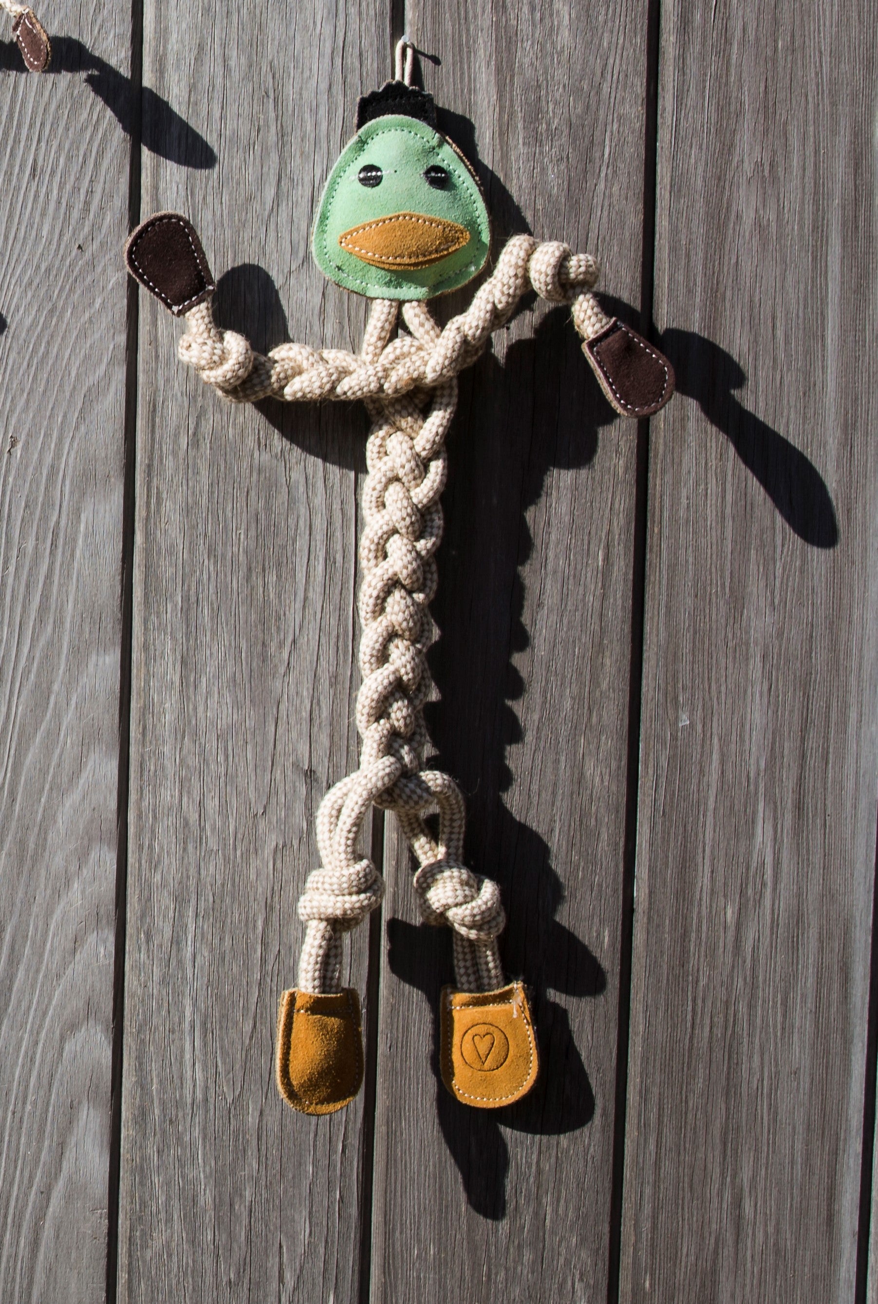 Dilly Duck Naturseil Knottie® Hundespielzeug, groß (9 mm Durchmesser)
