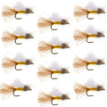 Amber Iris Caddis Emerger Caddis Forellen-Trockenfliege – 12 Fliegen Hakengröße 14