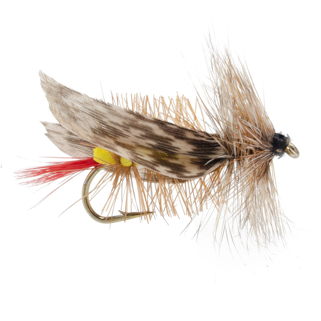 Joe's Hopper Yellow Foam Body Grasshopper Fliege - 6 Fliegen Hakengröße 10