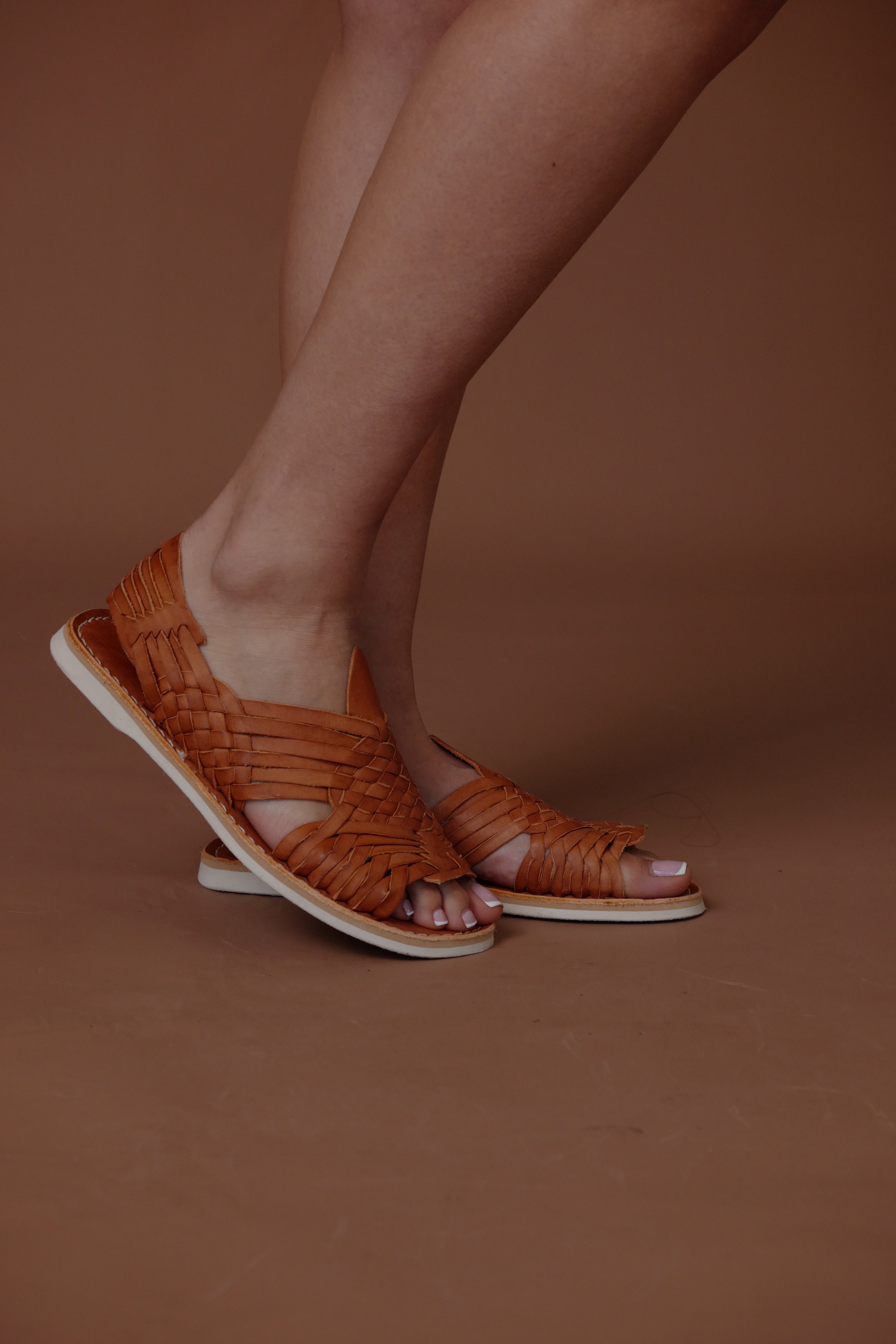 Huarache Pachuco aus Kamelleder