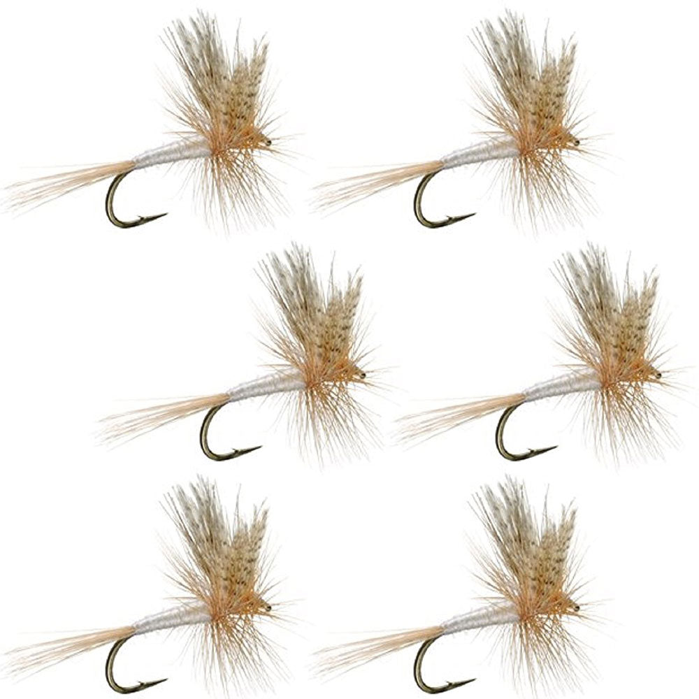 Light Cahill Classic Trout Trockenfliege zum Fliegenfischen – 6 Fliegen Größe 14