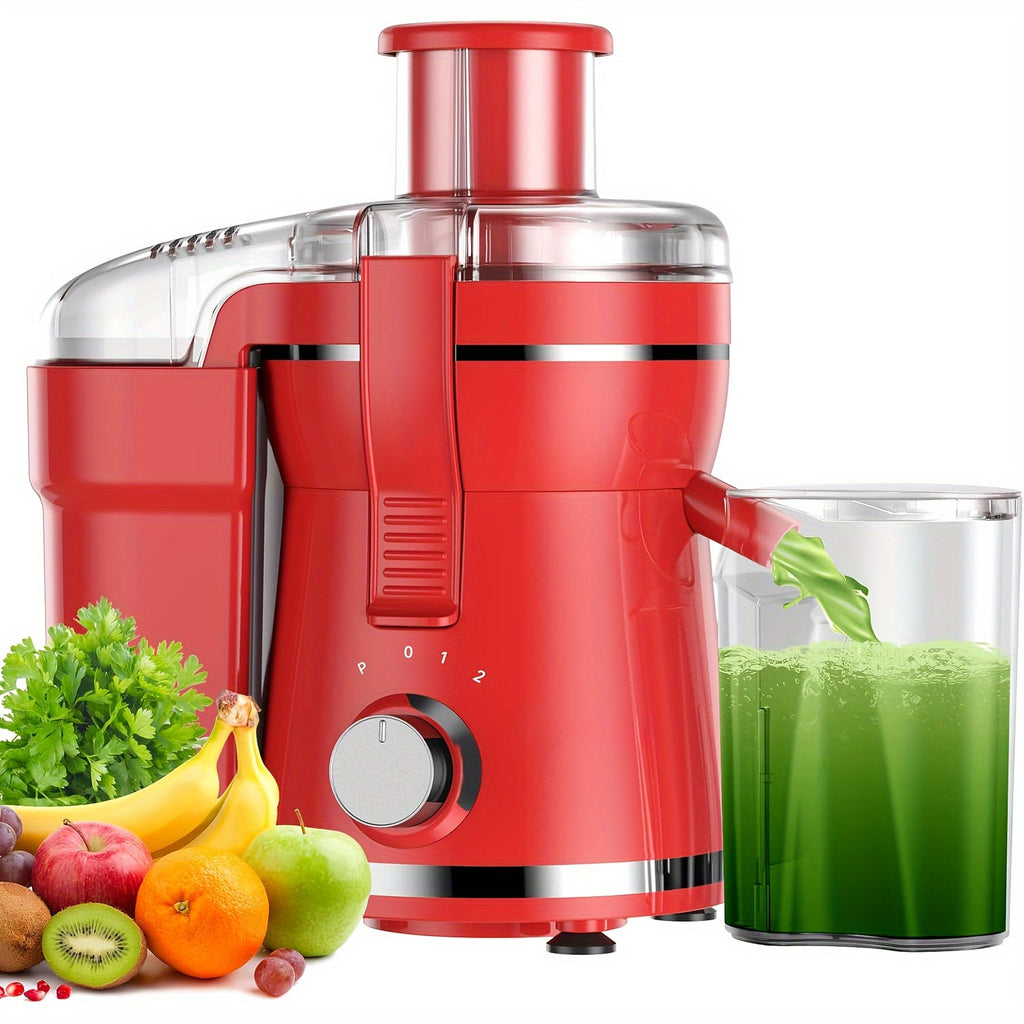 500W Zentrifugal-Entsafter 3 Geschwindigkeiten, Weite Öffnung, Obst- und Gemüsesaftpresse