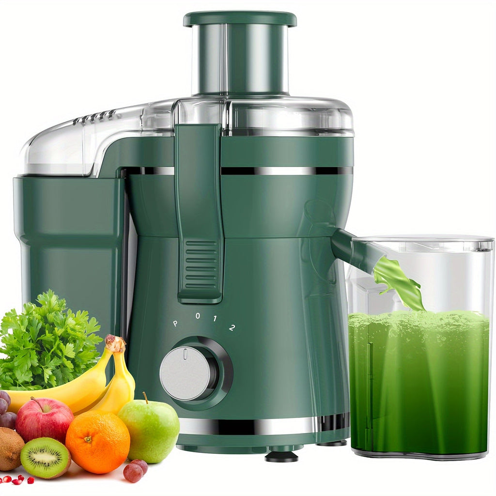 500W Zentrifugal-Entsafter 3 Geschwindigkeiten, Weite Öffnung, Obst- und Gemüsesaftpresse