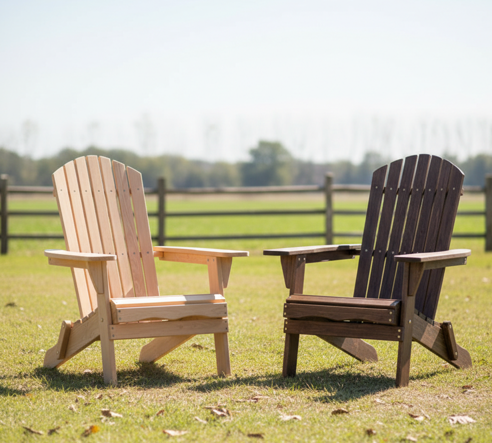 Klappbarer Adirondack-Stuhl – Outdoor Terrasse Hof Deck Strand Rasen