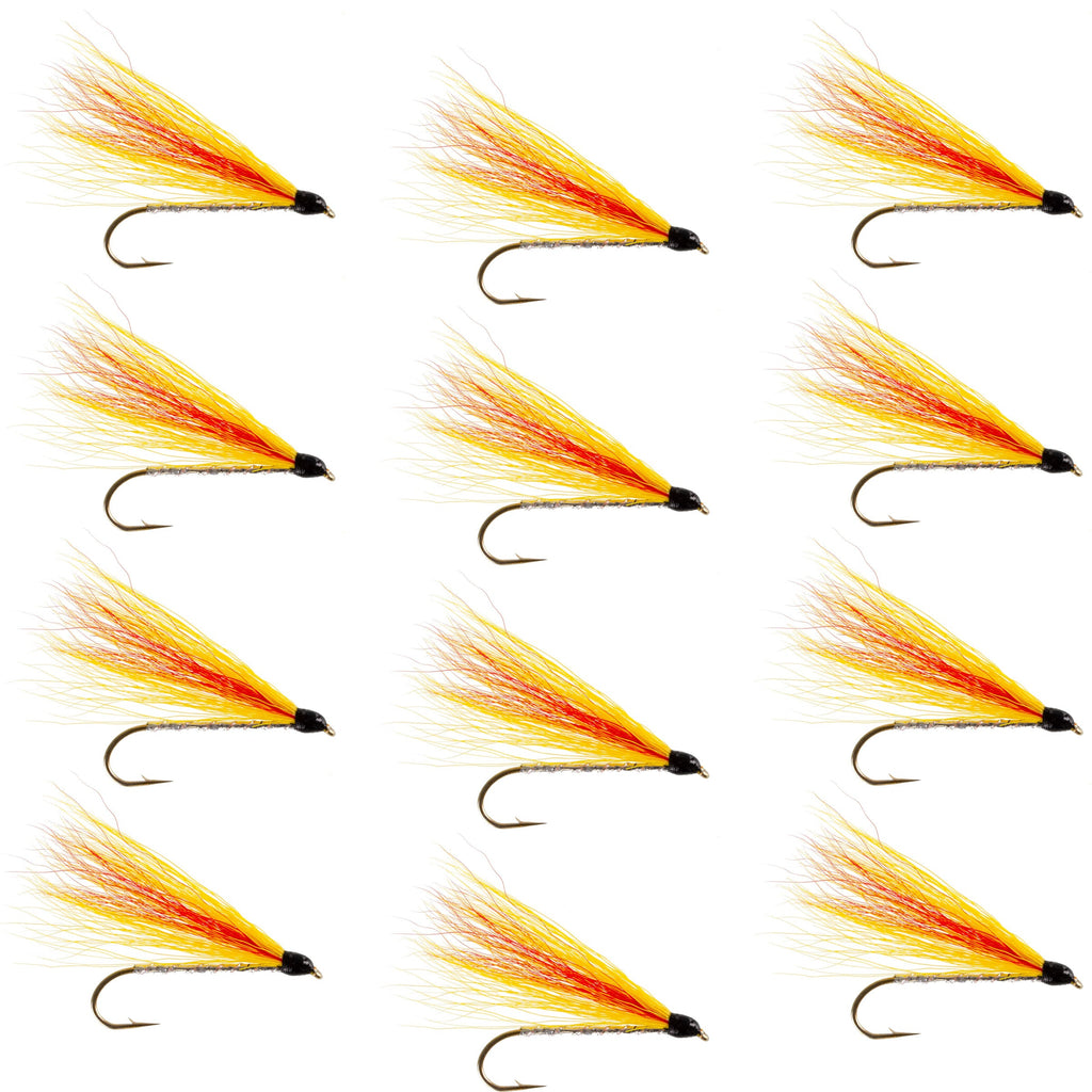 Mickey Finn Classic Streamer Fliegen – Set mit 12 Stück – Hakengröße 4
