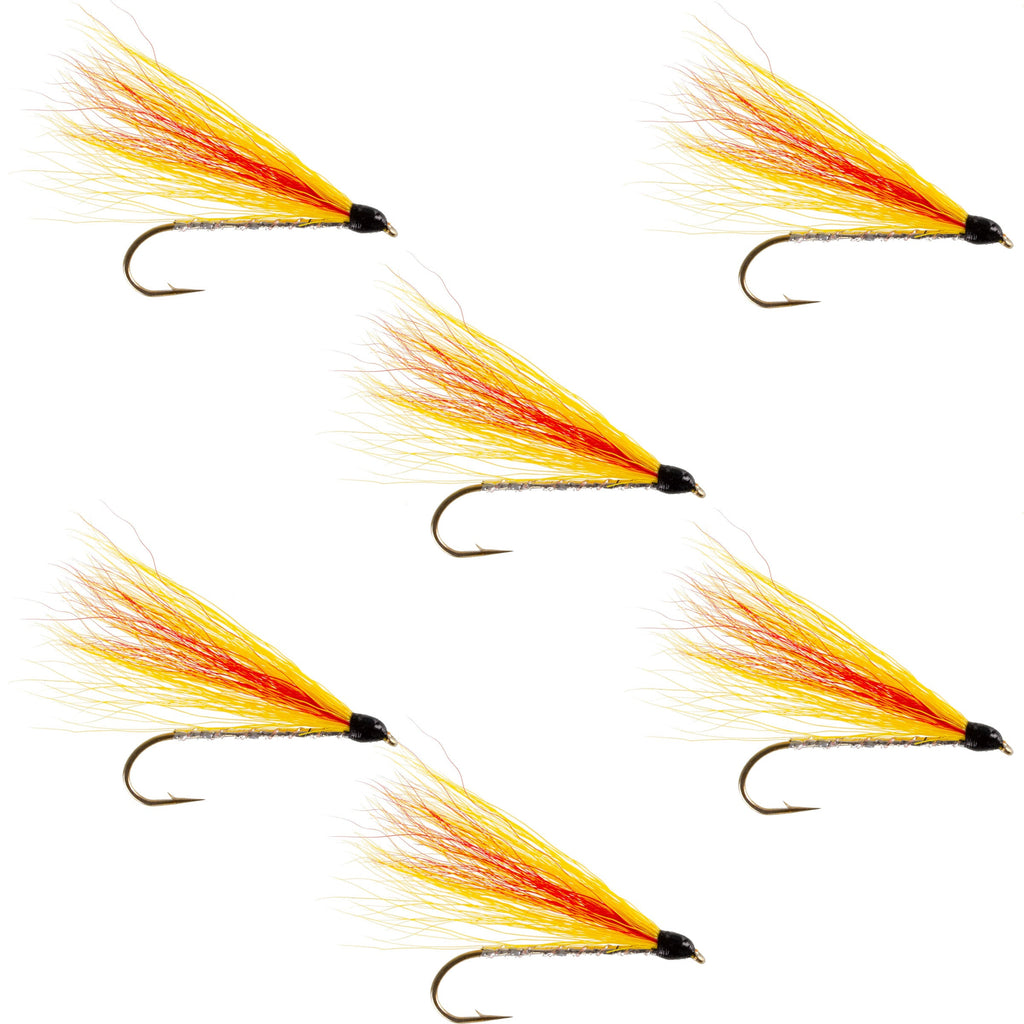 Mickey Finn Classic Streamer-Fliegen – 6er-Set – Hakengröße 4