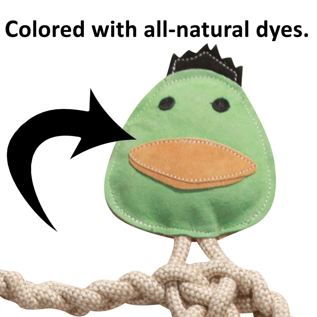 Dilly Duck Naturseil Knottie® Hundespielzeug, groß (9 mm Durchmesser)